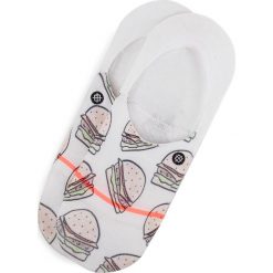 Skarpety Stopki Damskie STANCE - Extra Cheese W145A19EXT White. Białe skarpetki damskie Stance, bez wzorów, z elastanu. Za 59,99 zł.
