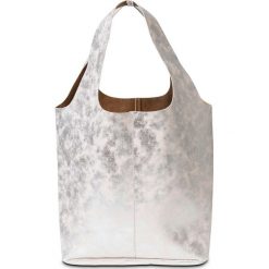 Shopper bag damskie: Torba shopper bonprix beżowy metaliczny