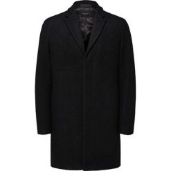 Selected Homme Męska płaszcz PŁASZCZ WEŁNIANY SLHBROVE Black (Wielkość M). Czarne płaszcze męskie Selected Homme, m, bez wzorów, z wełny, bez kaptura. W wyprzedaży za 478,00 zł.