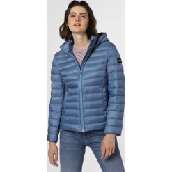 Calvin Klein - Damska kurtka puchowa, niebieski. Niebieskie kurtki damskie Calvin Klein, bez wzorów, z puchu, bez kaptura. Za 899,95 zł.