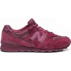 Bordowe Sneakersy New Balance WL996FA. Czerwone sneakersy damskie Molly.pl, z zamszu. Za 369,00 zł.