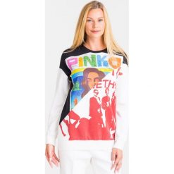 BLUZA PINKO. Czerwone bluzy damskie Pinko, xs, z nadrukiem, z bawełny. Za 395,40 zł.