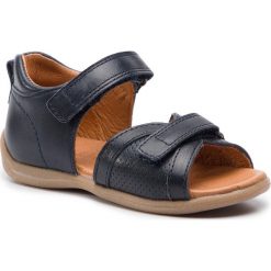Sandały FRODDO - G2150096 D Dark Blue. Niebieskie sandały dziewczęce marki Froddo, ze skóry, bez zapięcia. Za 269,00 zł.