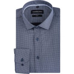 Koszula SIMONE KDGS000653. Czarne koszule męskie Giacomo Conti, m, bez wzorów, z elastanu, eleganckie, z klasycznym kołnierzykiem, z długim rękawem. Za 169,00 zł.