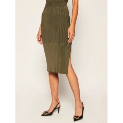 Spódnica ołówkowa Sportmax Code Geo 73060106. Zielone spódniczki damskie Sportmax Code, l, bez wzorów, midi, ołówkowe. Za 929,00 zł.