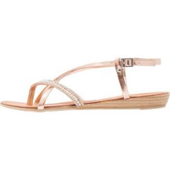 Klapki damskie: Scapa CORFU Japonki rosegold