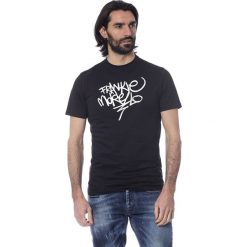 T-shirt w kolorze czarnym. Czarne t-shirty męskie Frankie Morello, s, bez wzorów, z bawełny, casualowe, z okrągłym kołnierzem. W wyprzedaży za 134,95 zł.