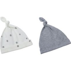 Czapeczka Krasnal 2 pack Szare Kropki/Jasny Szary 0-2 Sleepee. Szare czapeczki niemowlęce Sleepee, bez wzorów. Za 37,00 zł.