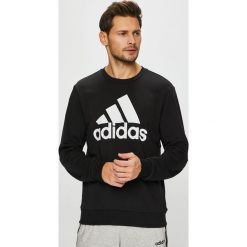 Adidas Performance - Bluza. Czarne bluzy męskie adidas Performance, s, z nadrukiem, z bawełny, z okrągłym kołnierzem, bez rękawów, bez kaptura. W wyprzedaży za 179,90 zł.