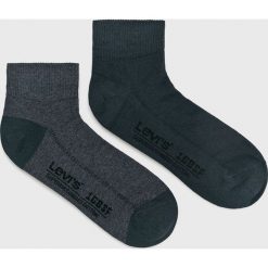 Levi's - Skarpety (2-pack). Niebieskie skarpetki męskie marki Levi's®, bez wzorów, z elastanu. Za 89,90 zł.