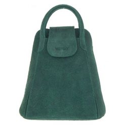 VERSO 3003-A00UA Zielony, Plecak damski. Zielone plecaki damskie Verso, bez wzorów, ze skóry, eleganckie. Za 259,00 zł.