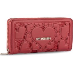 Portfele damskie: Duży Portfel Damski LOVE MOSCHINO – JC5518PP15LF150A Rosso