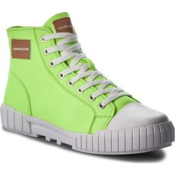 Trampki CALVIN KLEIN JEANS - Biagio S1753 Chemical Yellow. Zielone półbuty męskie Calvin Klein Jeans, bez wzorów, z jeansu, bez zapięcia. W wyprzedaży za 329,00 zł.