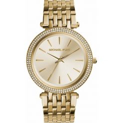 Michael Kors DARCI Zegarek goldcoloured. Białe zegarki damskie marki Michael Kors, ze stali. Za 1049,00 zł.