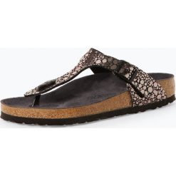 Birkenstock - Sandały damskie z dodatkiem skóry – Gizeh BS, czarny. Czarne sandały damskie Birkenstock, bez wzorów, ze skóry, bez obcasa, bez zapięcia. Za 329,95 zł.
