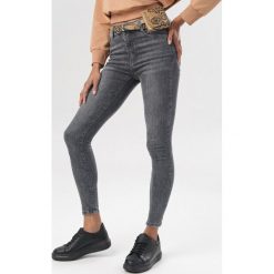 Szare Jeansy Skinny Perinos. Szare jeansy damskie Born2be. Za 109,99 zł.