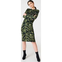 Sukienki hiszpanki: Baum und Pferdgarten Sukienka Janny – Green,Multicolor