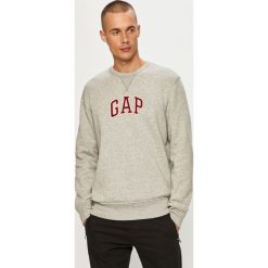 GAP - Bluza. Czerwone bluzy męskie GAP, s, z aplikacjami, z bawełny, z okrągłym kołnierzem, bez rękawów, bez kaptura. Za 179,90 zł.