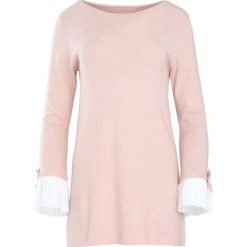 Jasnoróżowy Sweter Whereabouts. Różowe swetry damskie Multu, xl, bez wzorów, bez rękawów, bez kaptura. Za 29,99 zł.