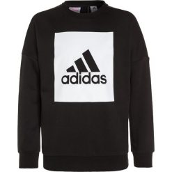 Bluzy męskie: adidas Performance LOGO CREW Bluza black/white