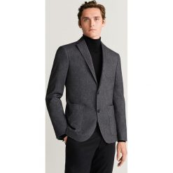 Mango Man - Marynarka Espiga. Szare garnitury męskie Mango Man, bez wzorów, z elastanu. Za 349,90 zł.