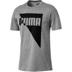 Puma Brand Graphic Medium Gray Heather Xl. Szare koszulki męskie Puma, xl, bez wzorów, z bawełny, sportowe, bez kołnierzyka, bez rękawów. W wyprzedaży za 75,00 zł.