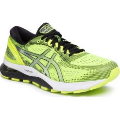 Buty ASICS - Gel-Nimbus 21 1011A169 Safety Yellow/Black. Żółte buty sportowe męskie Asics, z tworzywa sztucznego, bez zapięcia, do biegania. W wyprzedaży za 519,00 zł.