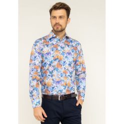 Koszula Eton 100000351. Koszule męskie Eton, m, bez wzorów, z bawełny, biznesowe, bez kołnierzyka, bez rękawów. W wyprzedaży za 679,00 zł.