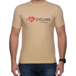Koszulka T-SHIRT. I love cycling - my lifestyle. Koszulki męskie studioixi, m, z nadrukiem, bez kołnierzyka, bez rękawów. Za 85,00 zł.