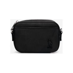 U.S. Polo Assn Torba biodrowa Czarny. Czarne nerki damskie U.S. Polo Assn., w paski, z materiału, bez dodatków. Za 257,95 zł.
