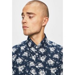 Casual Friday - Koszula. Niebieskie koszule męskie marki Casual Friday, s, z bawełny, casualowe, z włoskim kołnierzykiem, z długim rękawem. Za 169,90 zł.