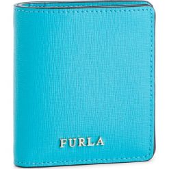 Mały Portfel Damski FURLA - Babylon 1006851 P PR74 B30 Turchese f. Niebieskie portfele damskie marki Furla, bez wzorów, ze skóry. Za 415,00 zł.