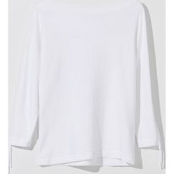 Wiskozowy sweter z ozdobnym detalem -. Swetry damskie Mohito, s, bez wzorów, z wiskozy, bez rękawów, bez kaptura. Za 89,99 zł.