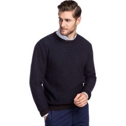 Sweter PIETRO SWGS000309. Pomarańczowe swetry męskie Giacomo Conti, na zimę, m, bez wzorów, z bawełny, eleganckie, z okrągłym kołnierzem, bez kaptura. Za 299,00 zł.