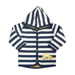 Nini Bluza Chłopięca 74 Biała/Niebieska. Niebieskie bluzy niemowlęce Nini, bez wzorów, z bawełny, bez rękawów, bez kaptura. Za 51,00 zł.