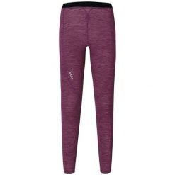 Spodnie sportowe damskie: Odlo Spodnie damskie Revolution Tw Warm bordowe r. S