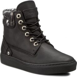 Sneakersy WRANGLER - Historic WL162560 Black 62. Czarne sneakersy damskie Wrangler, z materiału. W wyprzedaży za 219,00 zł.