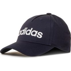 Czapka z daszkiem adidas - Daily Cap GE1164 Legink/White/White. Niebieskie czapki męskie Adidas, bez wzorów, z bawełny. Za 39,00 zł.
