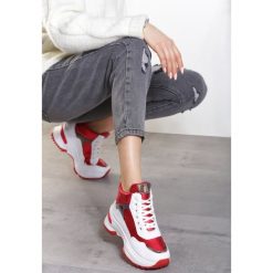 Czerwone Sneakersy Devllin. Czerwone sneakersy damskie Born2be. Za 109,99 zł.