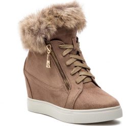 Sneakersy KAZAR - Izyda 34035-S9-32 Light Brown. Pomarańczowe półbuty damskie Kazar, z materiału. W wyprzedaży za 369,00 zł.
