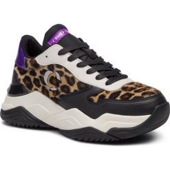 Sneakersy CRIME LONDON - Mercer 25300AA2.20 Black. Pomarańczowe półbuty damskie Crime London, bez wzorów, ze skóry ekologicznej, bez obcasa, na płaskiej podeszwie, bez zapięcia. W wyprzedaży za 549,00 zł.