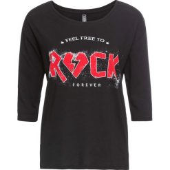 T-shirty damskie: T-shirt bonprix czarny