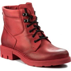 Buty zimowe damskie: Trapery WASAK – 0479 Czerwony