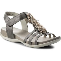 Rzymianki damskie: Sandały RIEKER - K2254-42 Grey Combination