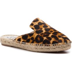Espadryle MANEBI - Mules D 6.2 M0 Leopard. Pomarańczowe espadryle damskie Manebi, bez wzorów, ze skóry, bez obcasa. Za 539,00 zł.