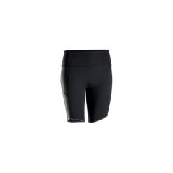 Spodenki do dynamicznej jogi damskie. Czarne szorty damskie DOMYOS, xl, bez wzorów, z elastanu. Za 64,99 zł.