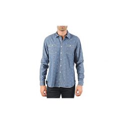 Koszule z długim rękawem Barbour LAWSON. Niebieskie koszule męskie Barbour, s, bez wzorów, bez kołnierzyka, z długim rękawem. Za 349,50 zł.