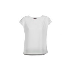 T-shirty z krótkim rękawem La City TMC1D4B. Białe t-shirty damskie marki La City, bez wzorów, bez kołnierzyka. Za 159,20 zł.