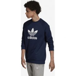 Adidas Originals Trefoil Warm-Up Bluza Niebieski. Niebieskie bluzy męskie adidas Originals, s, z nadrukiem, z bawełny, bez kołnierzyka, bez rękawów, bez kaptura. Za 204,95 zł.