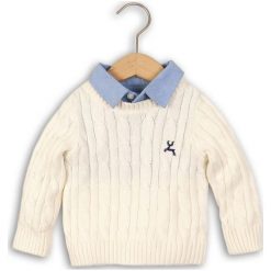 Minoti Chłopięcy Sweter Z Koszulą 122/128 Beżowy. Swetry chłopięce MINOTI. W wyprzedaży za 76,00 zł.